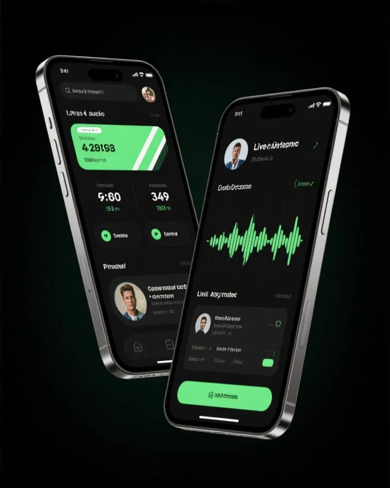 中文解说 App Interface